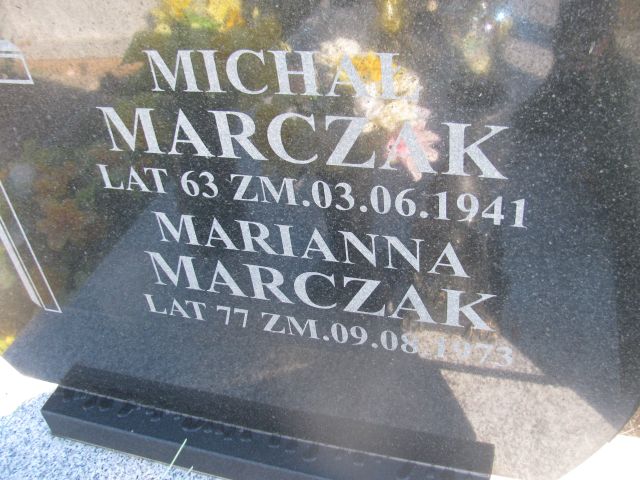 Michał Marczak Jasieniec - Grobonet - Wyszukiwarka osób pochowanych