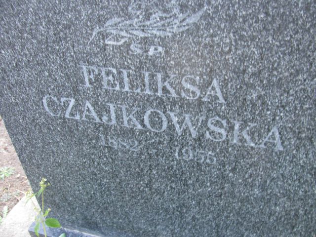 Feliksa Czajkowska 1881 Jasieniec - Grobonet - Wyszukiwarka osób pochowanych