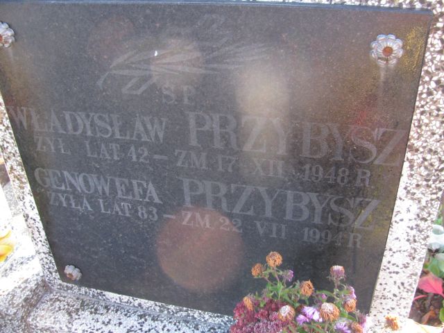 Władysław Przybysz Jasieniec - Grobonet - Wyszukiwarka osób pochowanych