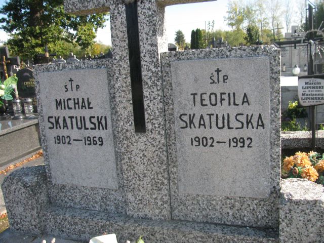 Teofila Skatulska 1902 Jasieniec - Grobonet - Wyszukiwarka osób pochowanych