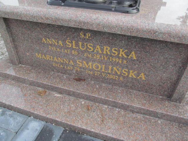 Anna Ślusarska Jasieniec - Grobonet - Wyszukiwarka osób pochowanych