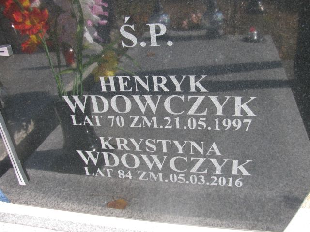 Henryk Wdowczyk 1926 Jasieniec - Grobonet - Wyszukiwarka osób pochowanych