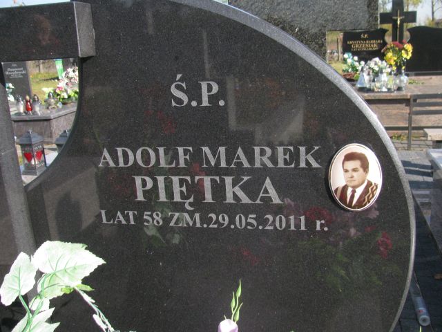 Adolf Marek Piętka 1953 Jasieniec - Grobonet - Wyszukiwarka osób pochowanych