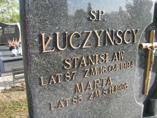 Stanisław Łuczyński 1907 Jasieniec - Grobonet - Wyszukiwarka osób pochowanych