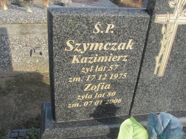 Kazimierz Szymczak Jasieniec - Grobonet - Wyszukiwarka osób pochowanych