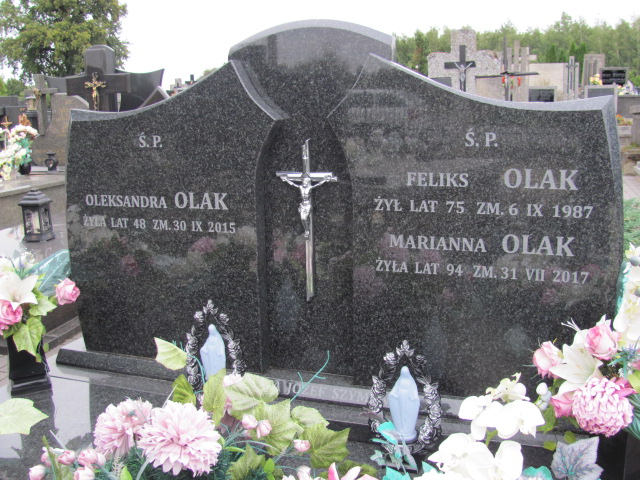 Feliks Olak 1912 Jasieniec - Grobonet - Wyszukiwarka osób pochowanych