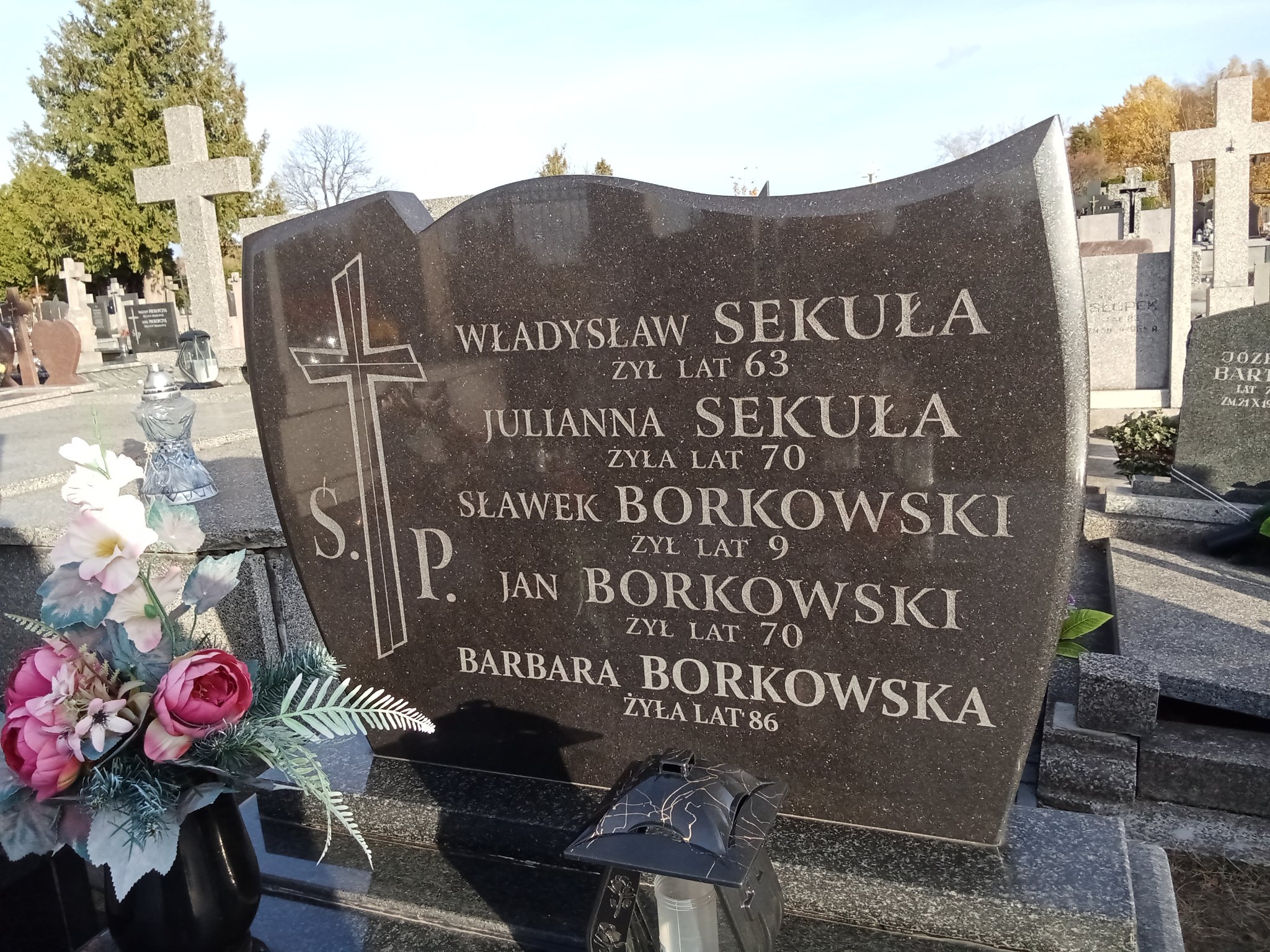 Sławomir Borkowski 1958 Jasieniec - Grobonet - Wyszukiwarka osób pochowanych