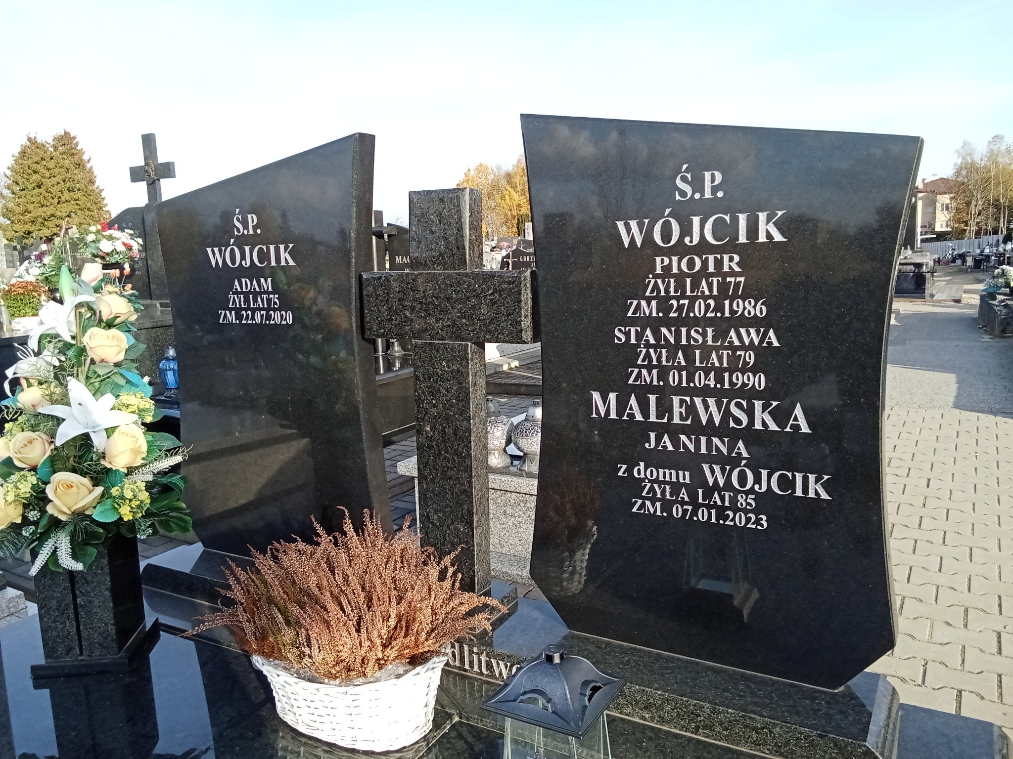 Stanisława Wójcik 1911 Jasieniec - Grobonet - Wyszukiwarka osób pochowanych