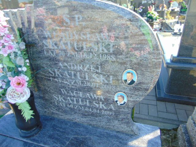 Wacława Skatulska  1949 Jasieniec - Grobonet - Wyszukiwarka osób pochowanych