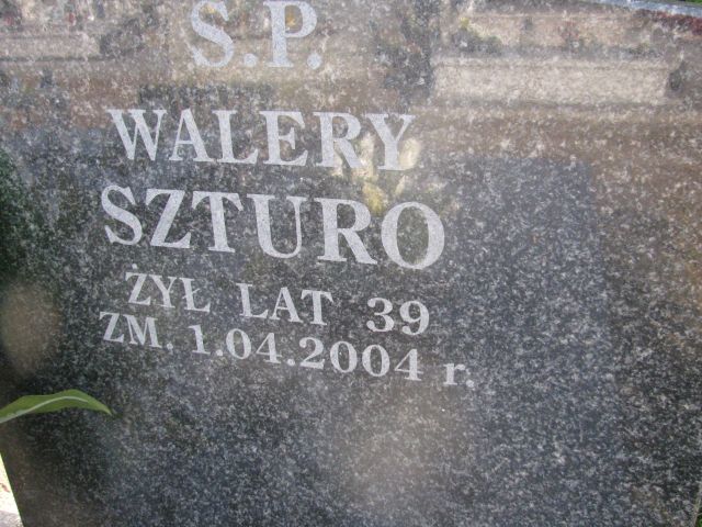 Walery Szturo 1964 Jasieniec - Grobonet - Wyszukiwarka osób pochowanych