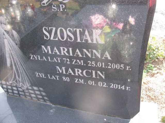 Marcin Szostak 1933 Jasieniec - Grobonet - Wyszukiwarka osób pochowanych