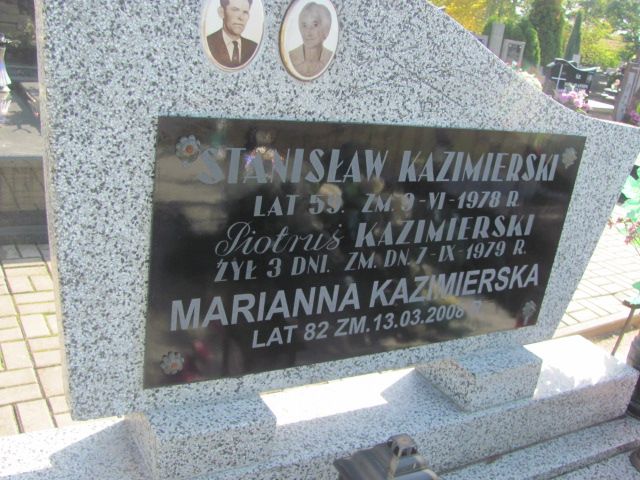 Marianna Kazimierska 1926 Jasieniec - Grobonet - Wyszukiwarka osób pochowanych