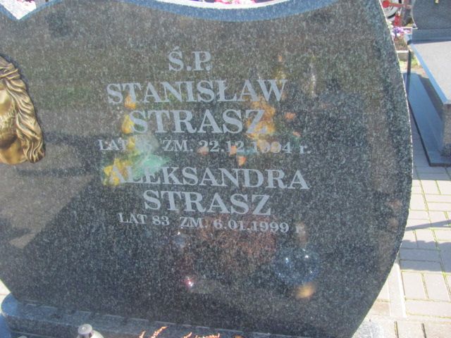 Aleksandra Strasz 1915 Jasieniec - Grobonet - Wyszukiwarka osób pochowanych