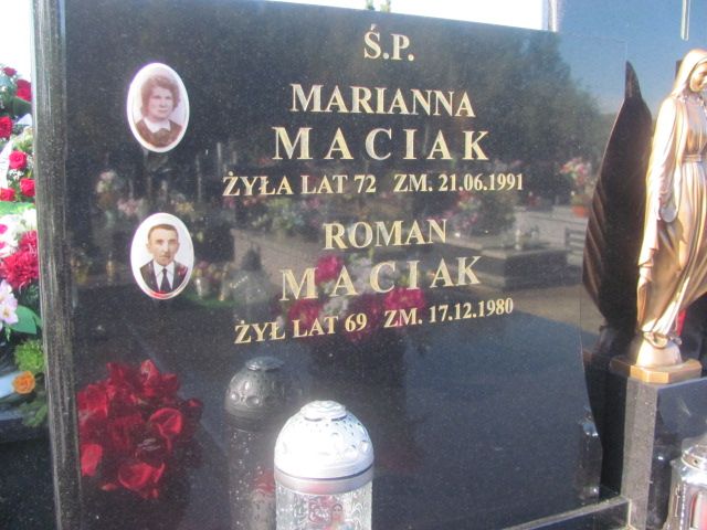Roman Maciak 1911 Jasieniec - Grobonet - Wyszukiwarka osób pochowanych