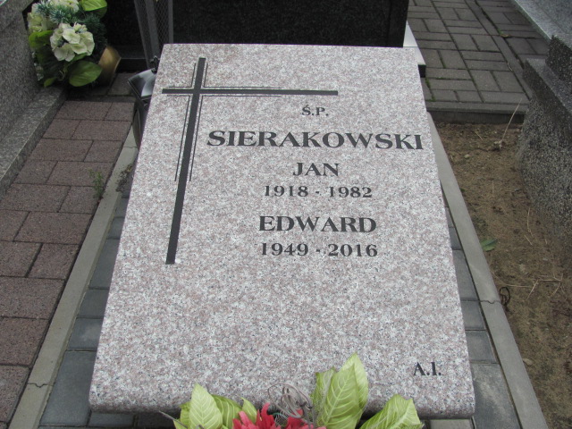 Edward Sierakowski Jasieniec - Grobonet - Wyszukiwarka osób pochowanych