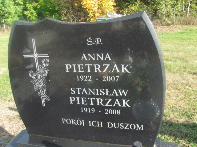 Anna Pietrzak 1922 Jasieniec - Grobonet - Wyszukiwarka osób pochowanych