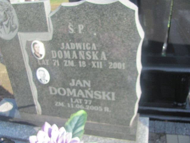 Jadwiga Natalia Domańska 1930 Jasieniec - Grobonet - Wyszukiwarka osób pochowanych