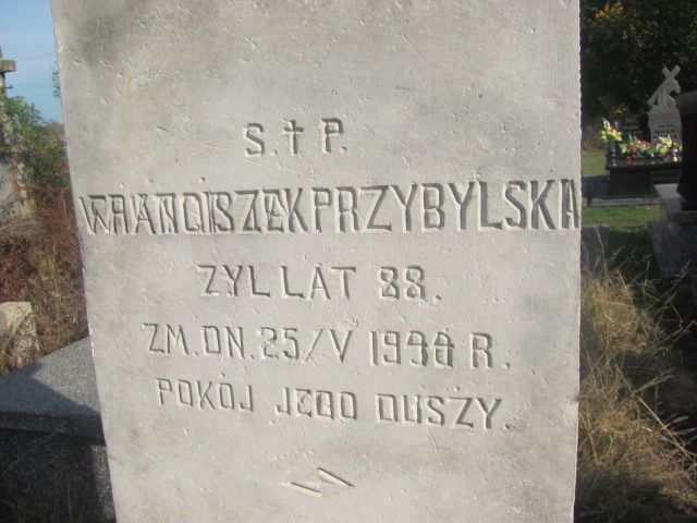 Franciszek Przybylski Jasieniec - Grobonet - Wyszukiwarka osób pochowanych